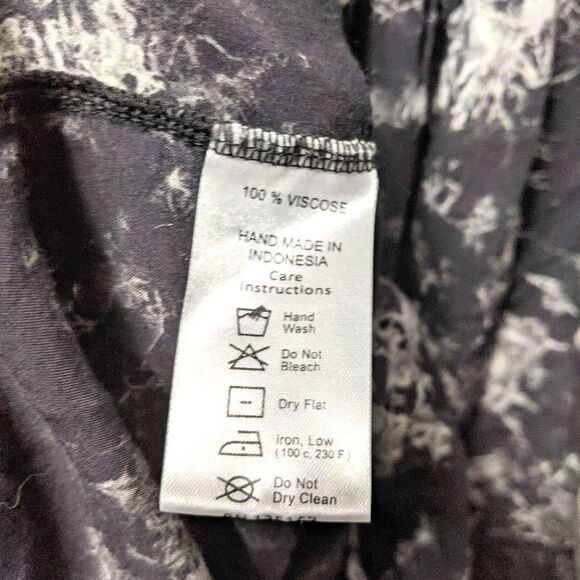 MOTEL ROCKS Tie Dye Marbled Lace Up Back Dress M - Picture 9 of 10